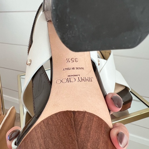 Jimmy choo aix platform sandals 35.5 - Picture 3 of 3